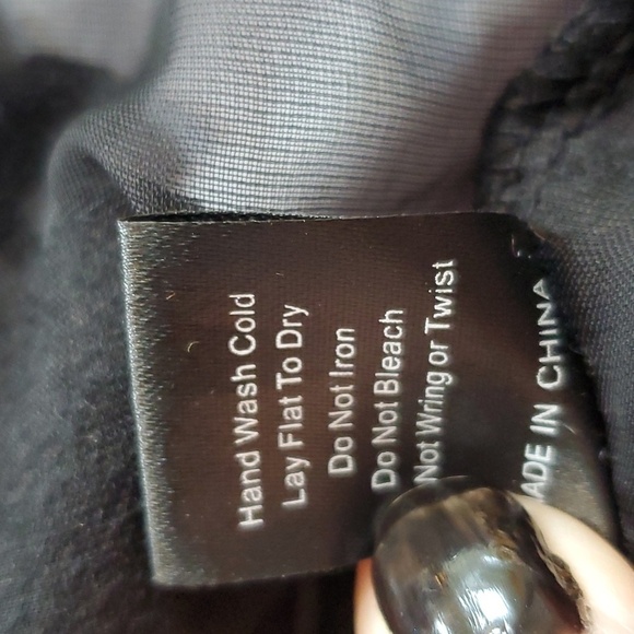 POL- Whimsigoth Black sheer open Cardigan Velvet burnout Floral sequin Sz.M/L - Picture 9 of 10